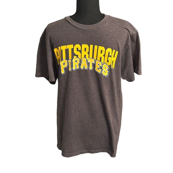 Pittsburgh Pirates MLB Baseball Adult Size Medium Gray‎ T-Shirt - Picture 1 of 5